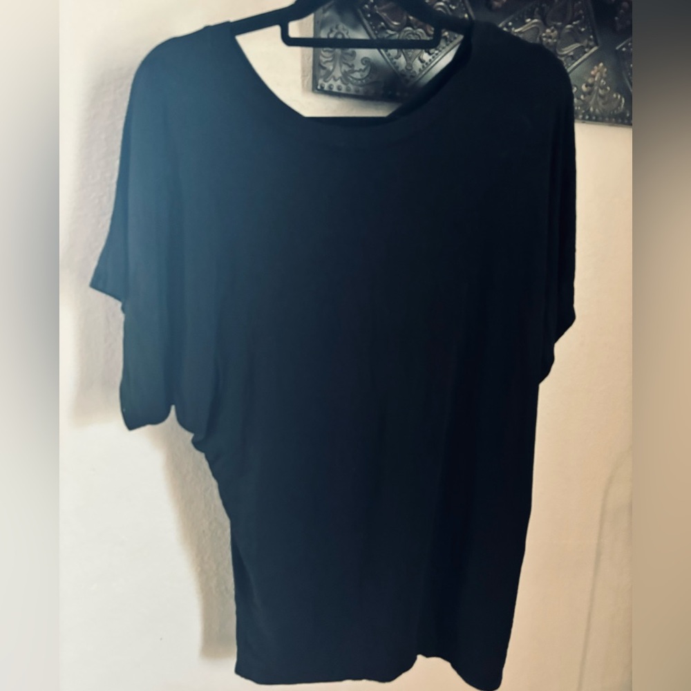 Free people Short sleeve dolman top black medium